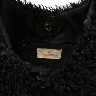 La Milanesa Oprah Faux-Shearling Bag
