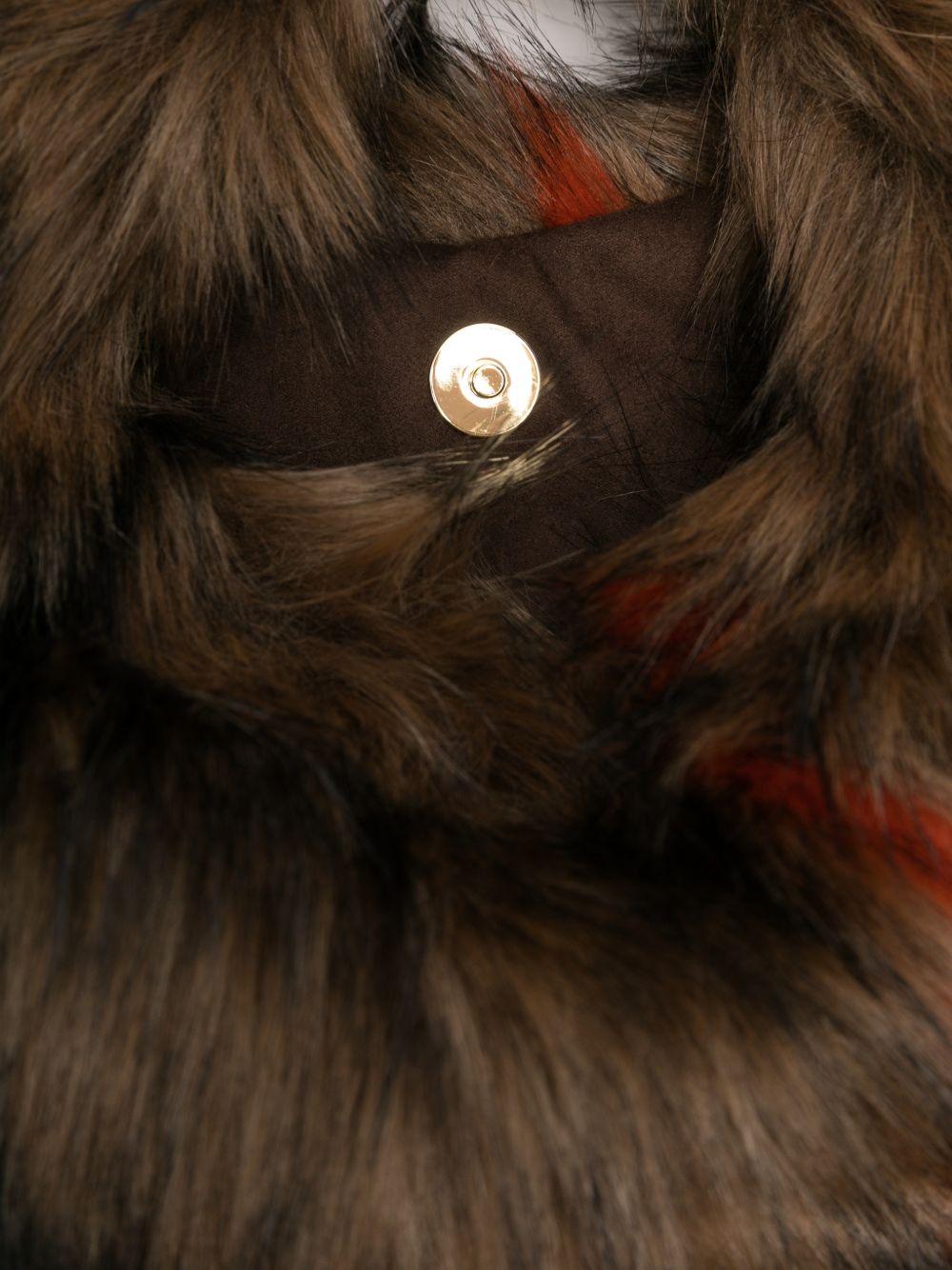 La Milanesa Nilde Faux-Fur Shoulder Bag