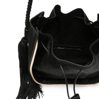 Forte Forte Calf Hair Drawstring Bag