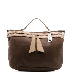 La Milanesa Ruth Shearling Bag