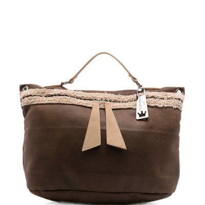 La Milanesa Ruth Shearling Bag