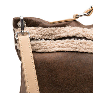 La Milanesa Ruth Shearling Bag