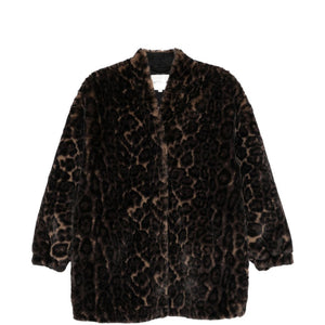 Apparis Leopard Faux-Fur Jacket