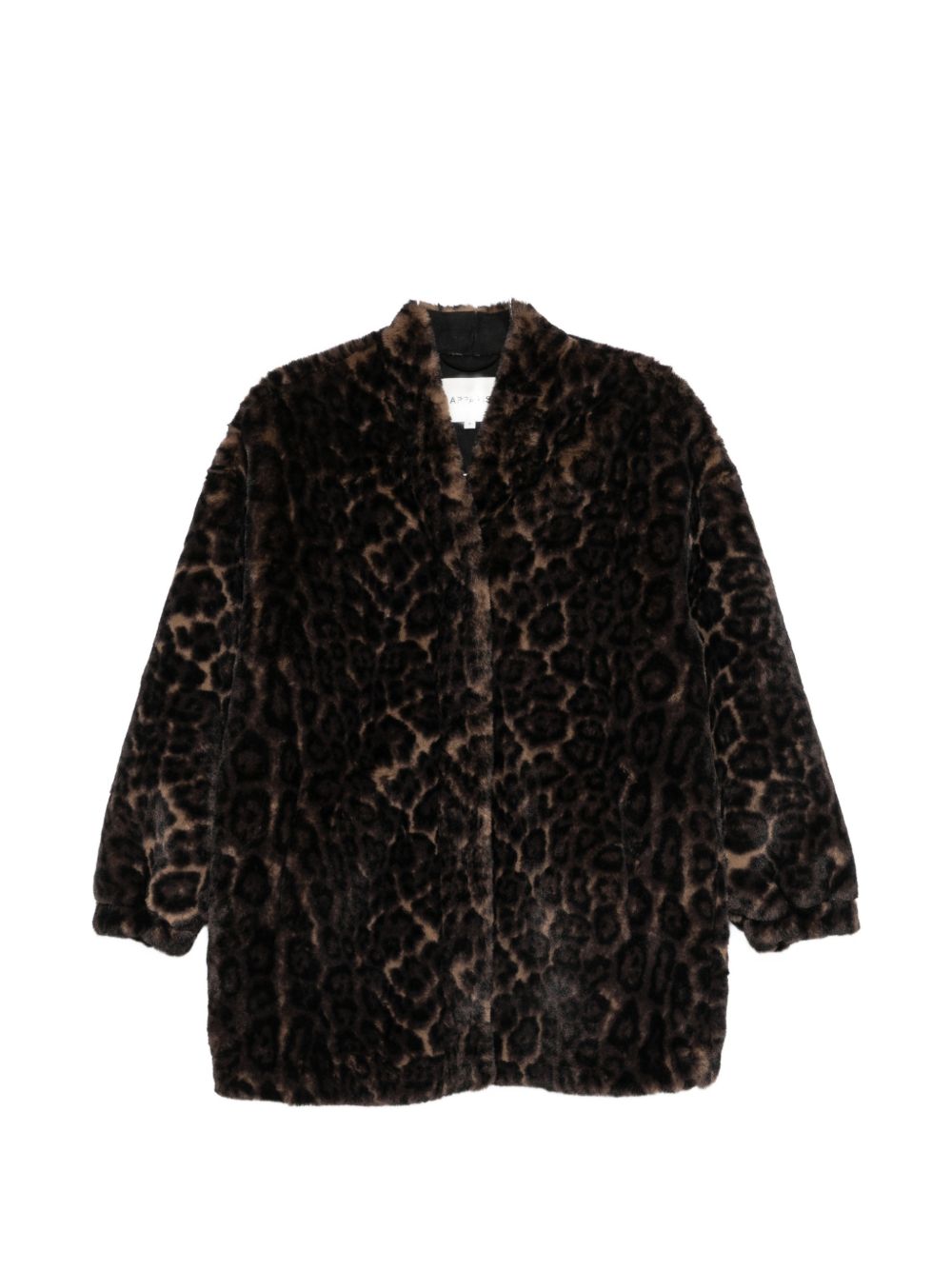 Apparis Leopard Faux-Fur Jacket