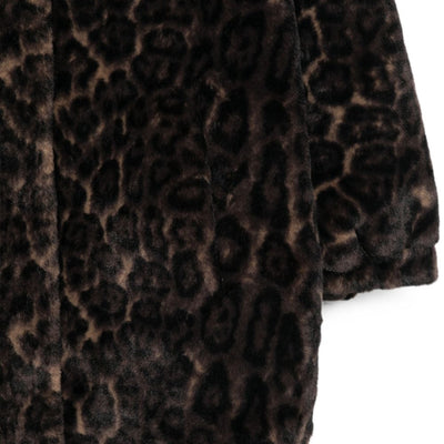 Apparis Leopard Faux-Fur Jacket