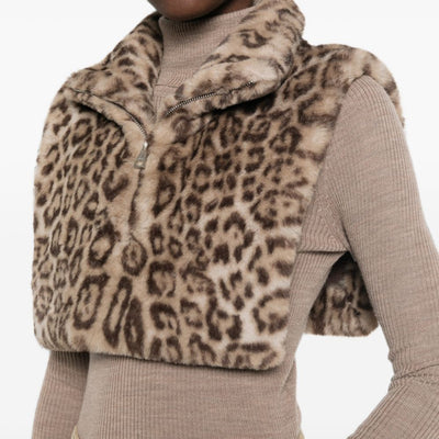 Apparis Leopard Print Scarf