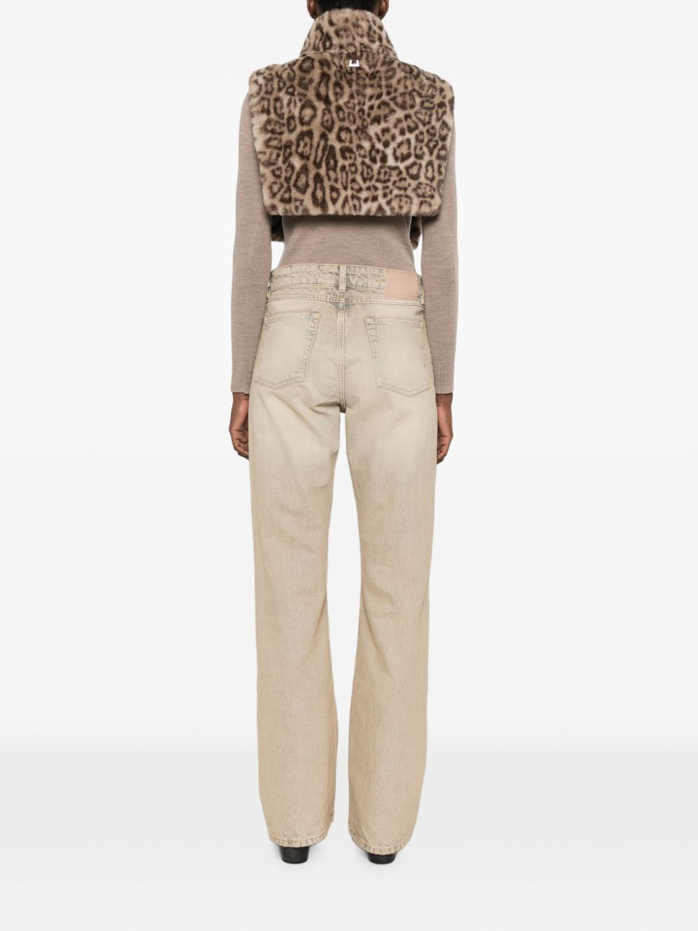 Apparis Leopard Print Scarf