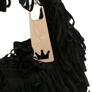 La Milanesa Capucis Fringed Shoulder Bag
