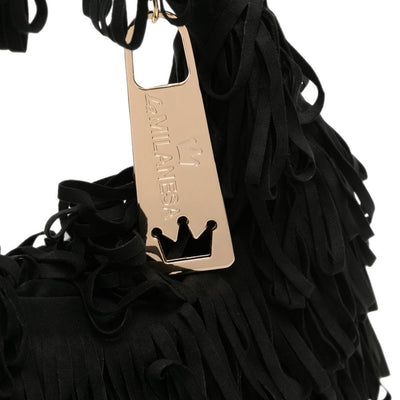 La Milanesa Capucis Fringed Shoulder Bag
