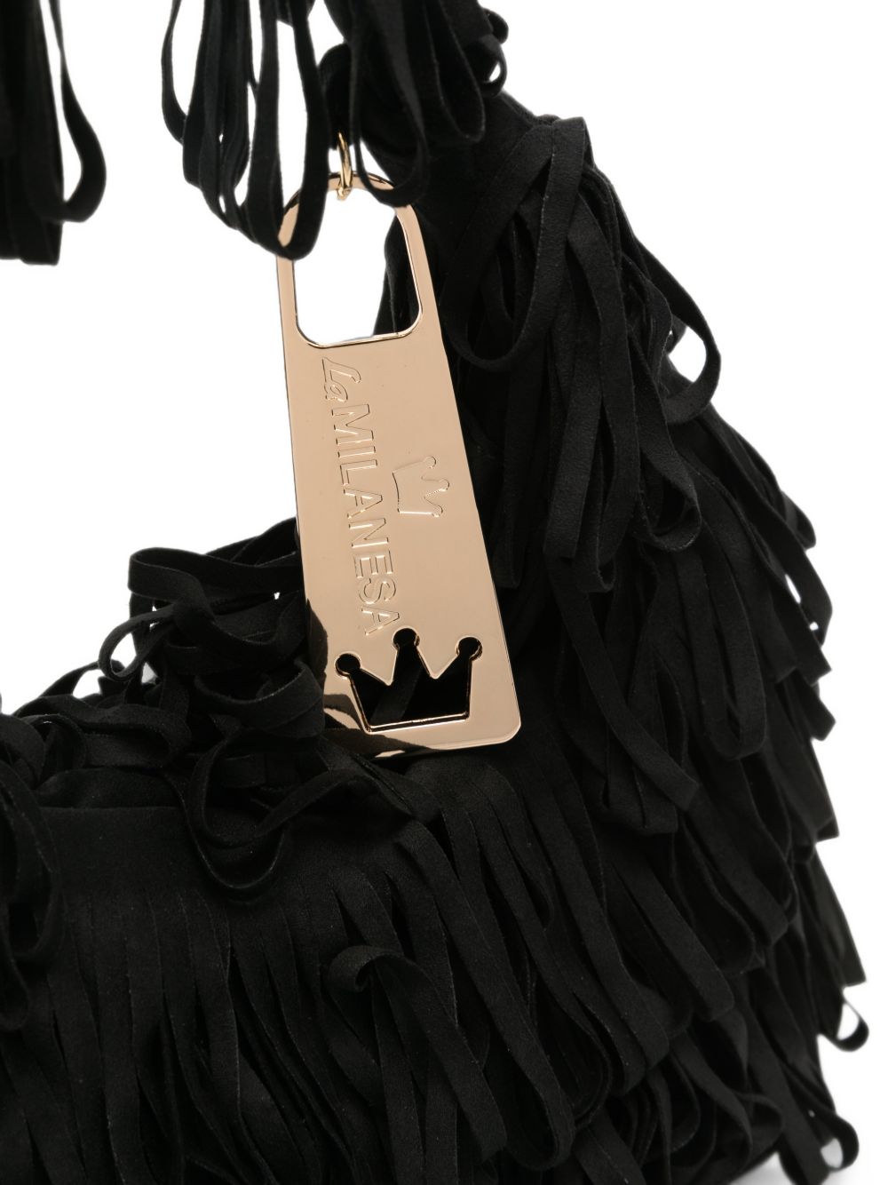 La Milanesa Capucis Fringed Shoulder Bag