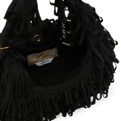 La Milanesa Capucis Fringed Shoulder Bag