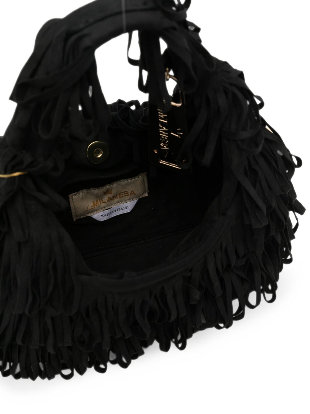 La Milanesa Capucis Fringed Shoulder Bag