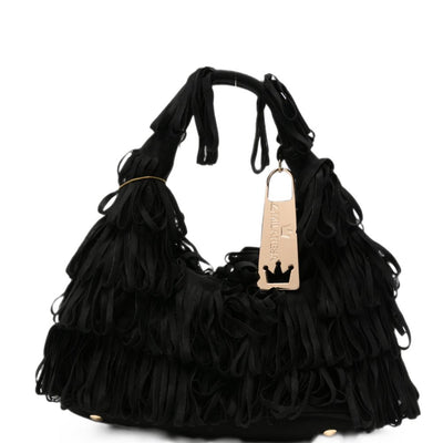 La Milanesa Capucis Fringed Shoulder Bag