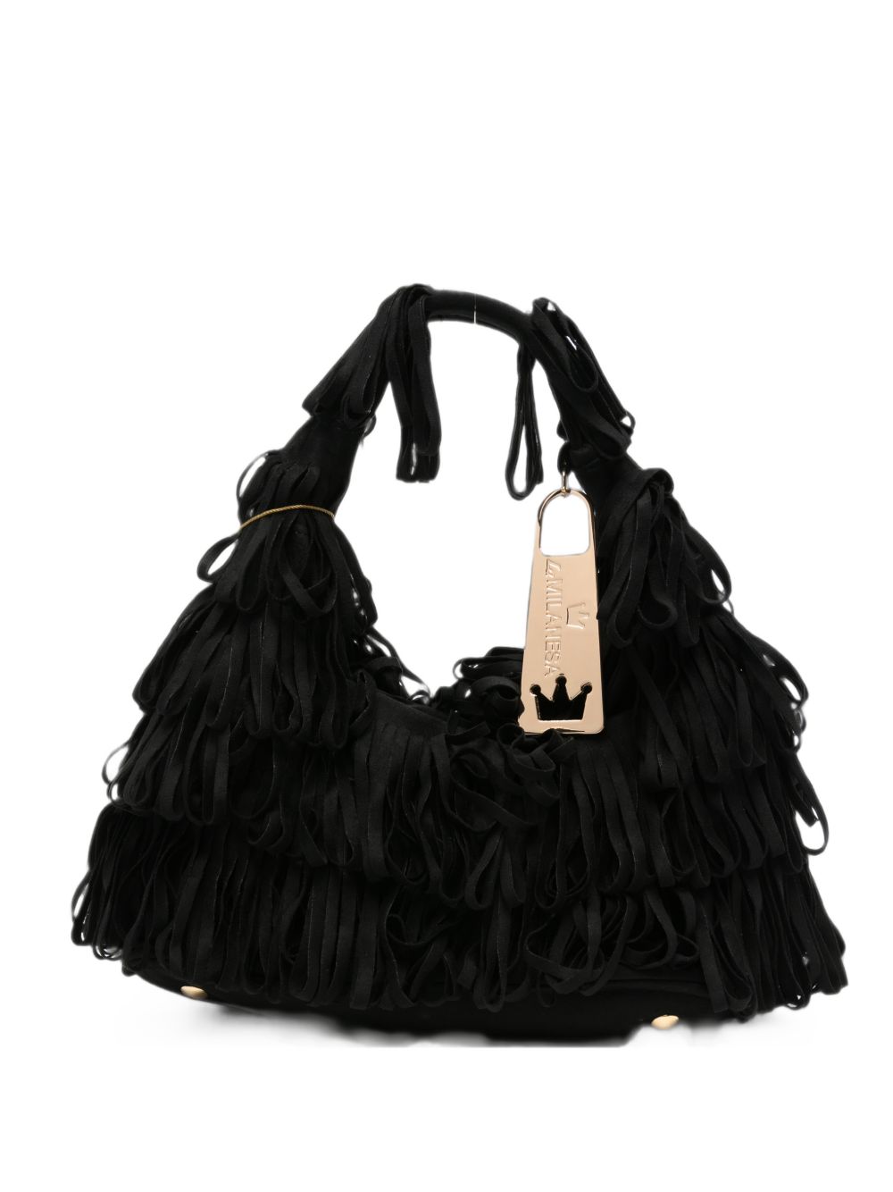 La Milanesa Capucis Fringed Shoulder Bag
