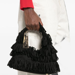 La Milanesa Capucis Fringed Shoulder Bag