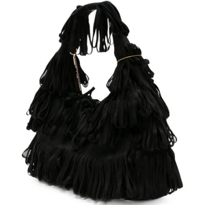 La Milanesa Capucis Fringed Shoulder Bag