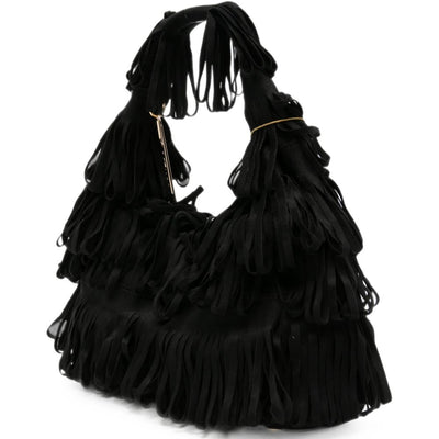 La Milanesa Capucis Fringed Shoulder Bag