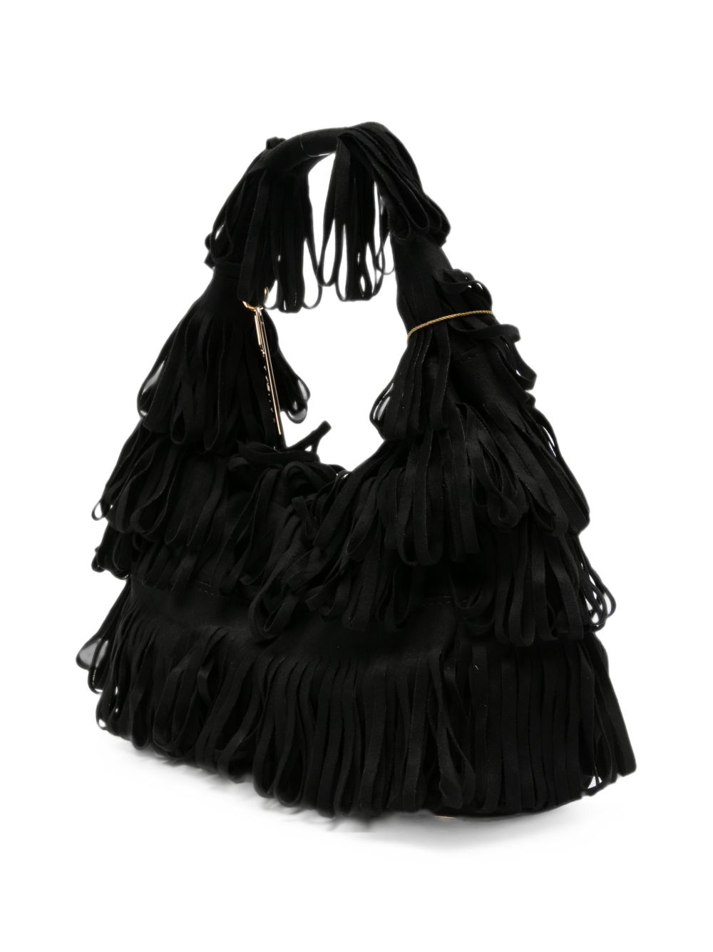 La Milanesa Capucis Fringed Shoulder Bag