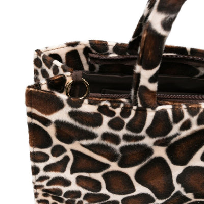 La Milanesa Miche Giraffe Print Bag