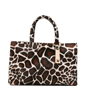 La Milanesa Miche Giraffe Print Bag