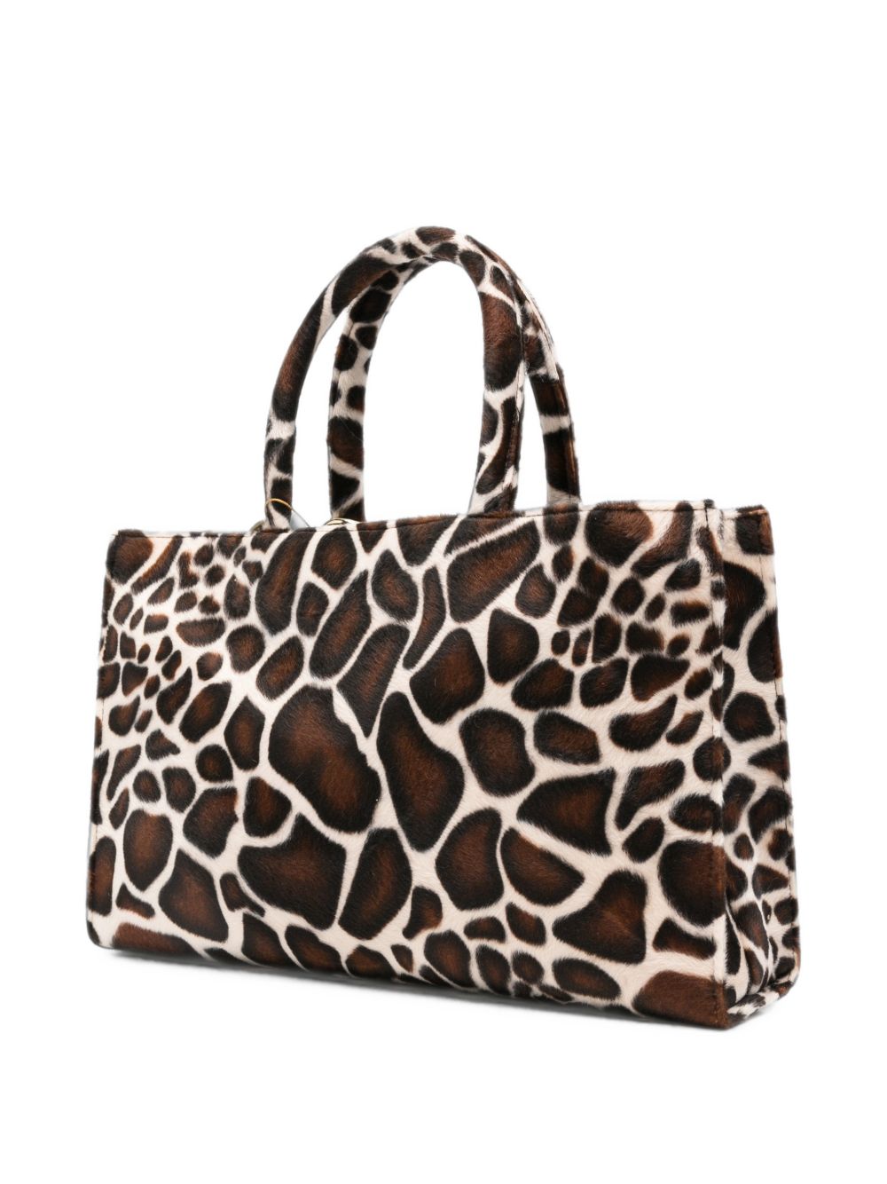 La Milanesa Miche Giraffe Print Bag
