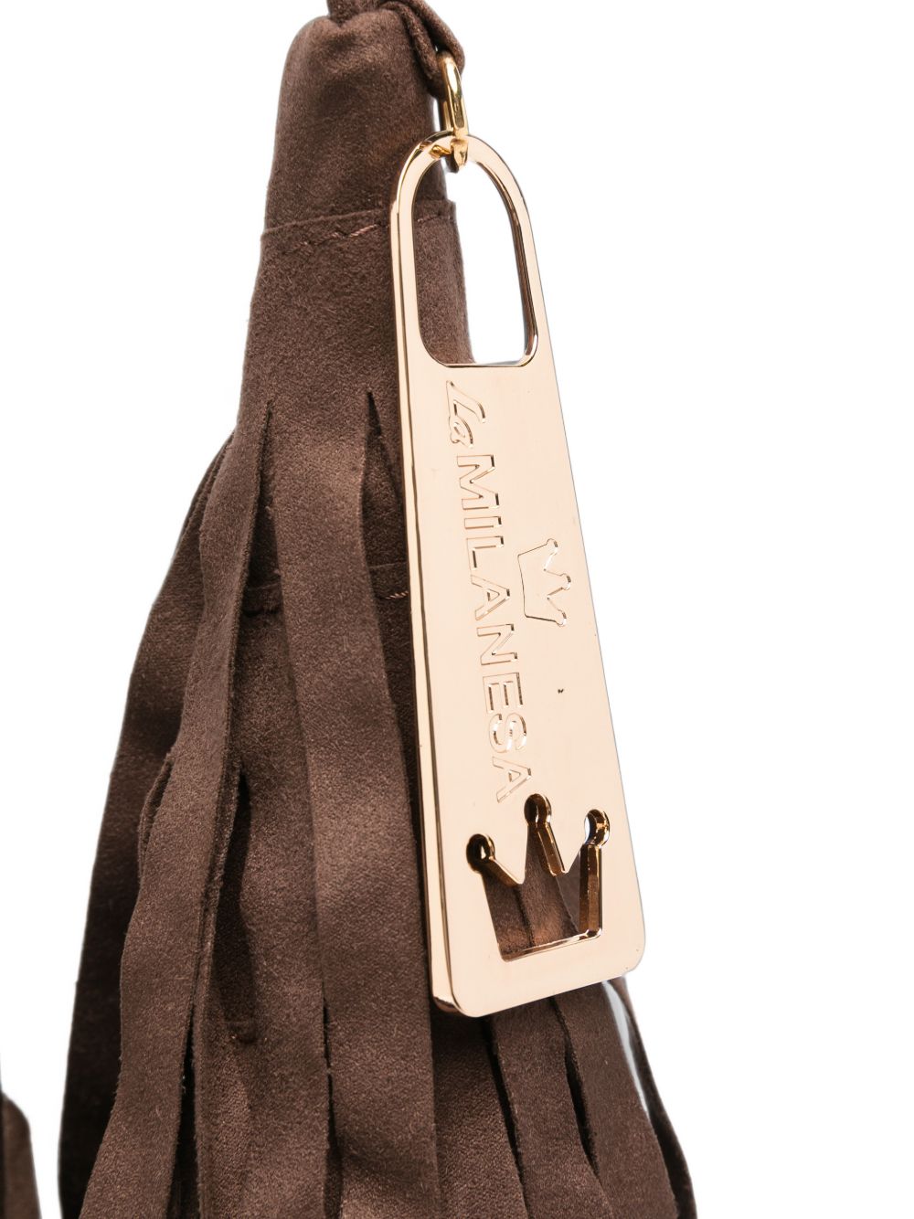 La Milanesa Ares Fringed Shoulder Bag