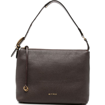 Etro Medium Leather Hobo Bag