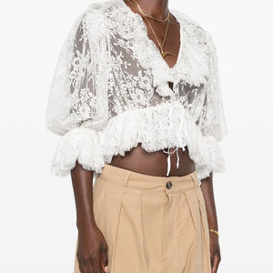 Chloé Chloe Top WHITE