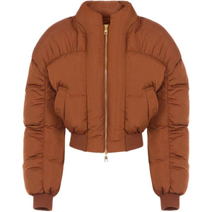 Elisabetta Franchi Coats BROWN