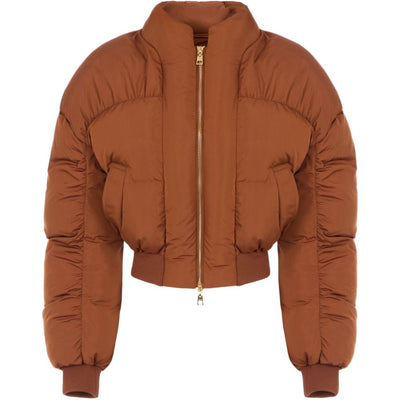 Elisabetta Franchi Coats BROWN