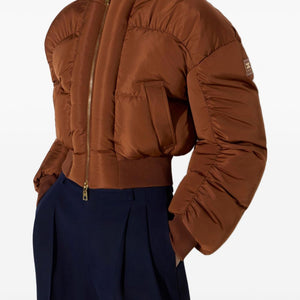 Elisabetta Franchi Coats BROWN