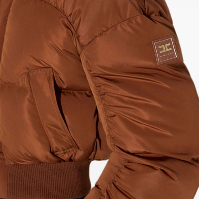 Elisabetta Franchi Coats BROWN