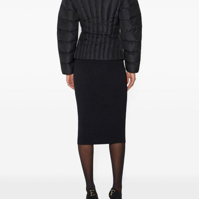 Elisabetta Franchi Coats BLACK