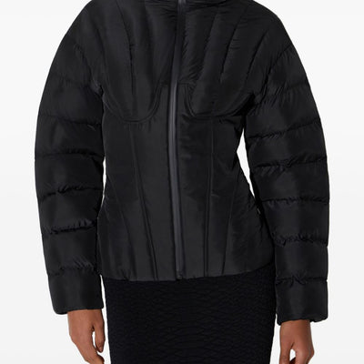 Elisabetta Franchi Coats BLACK