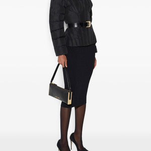 Elisabetta Franchi Coats BLACK