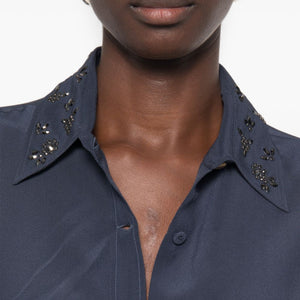 TRAME AUREE Shirts NAVY