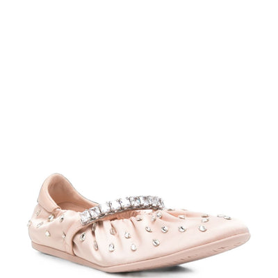 JIMMY CHOO Flat shoes POWDER