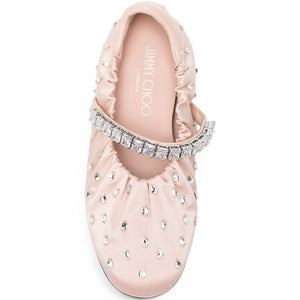 JIMMY CHOO Flat shoes POWDER