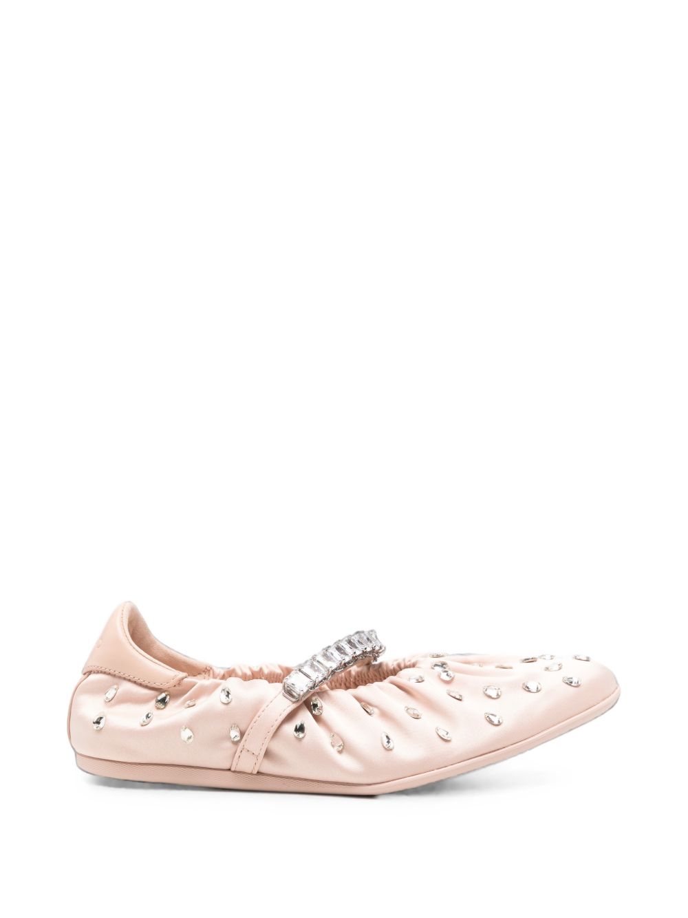 JIMMY CHOO Flat shoes POWDER