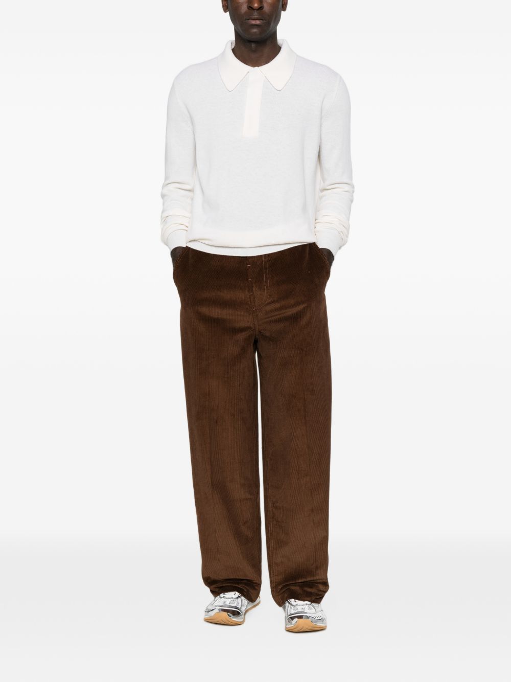 AMI PARIS Trousers BROWN
