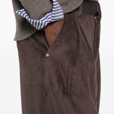 WHITE SAND Trousers BLACK