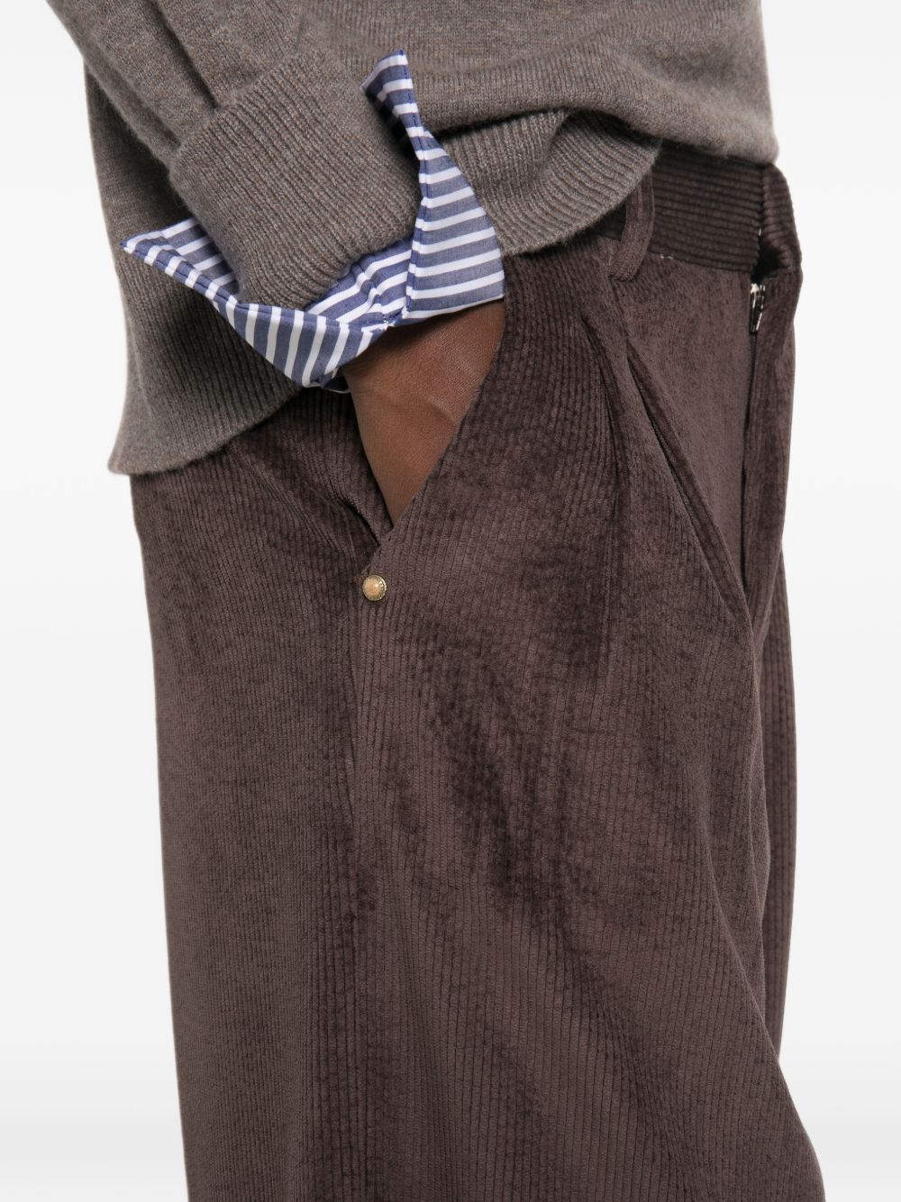 WHITE SAND Trousers BLACK