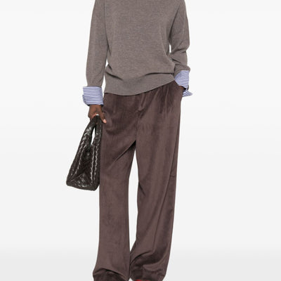 WHITE SAND Trousers BLACK