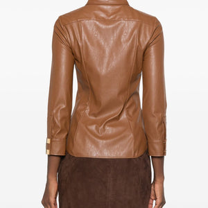 Elisabetta Franchi Shirts BROWN