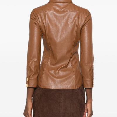 Elisabetta Franchi Shirts BROWN