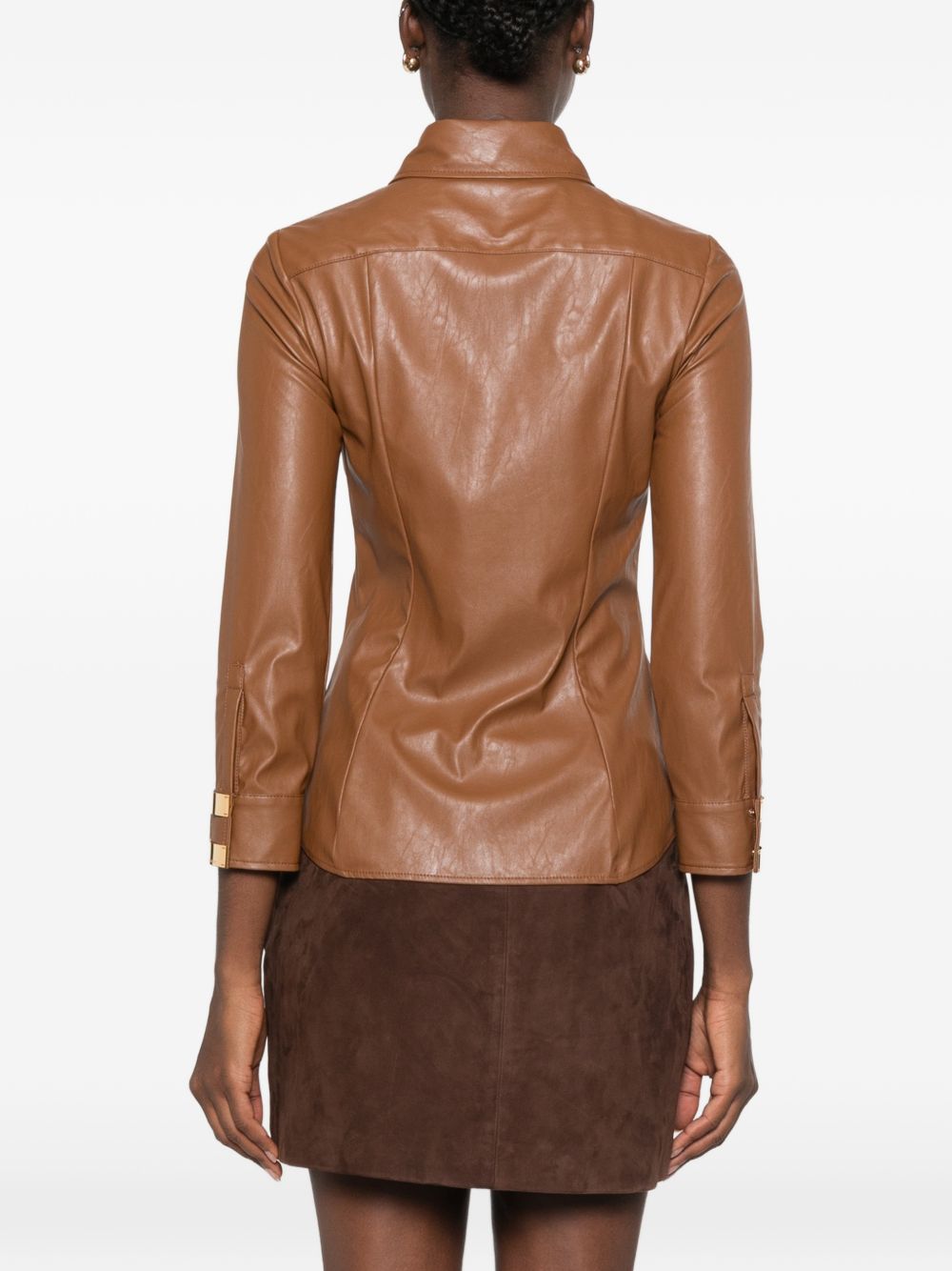Elisabetta Franchi Shirts BROWN
