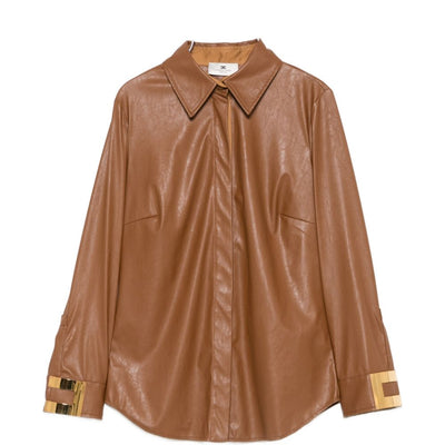 Elisabetta Franchi Shirts BROWN