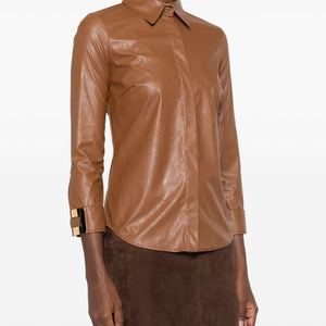 Elisabetta Franchi Shirts BROWN