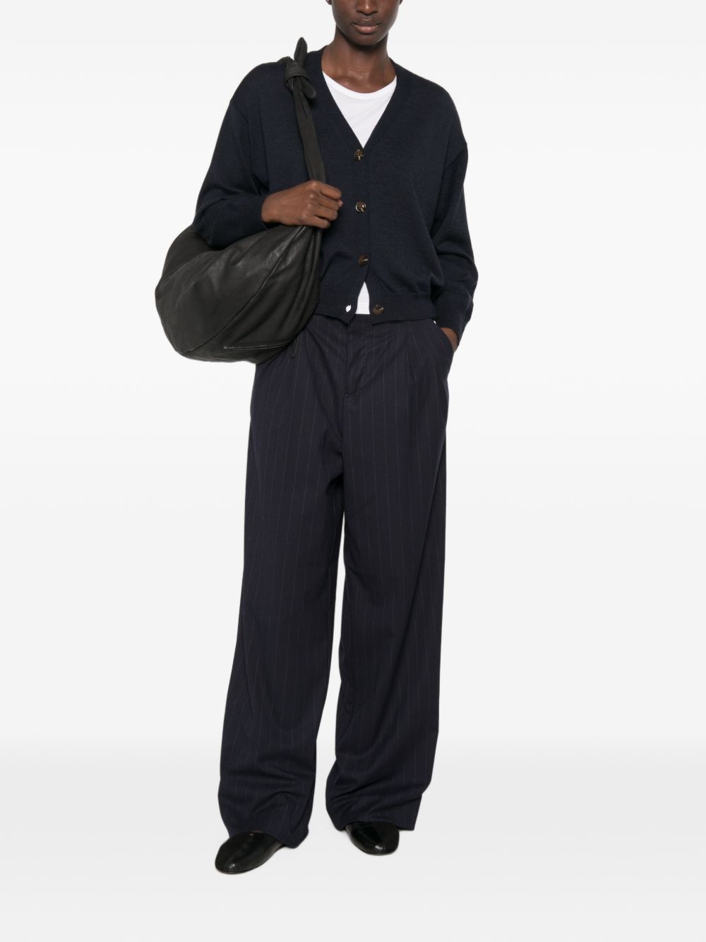 WHITE SAND Trousers BLACK
