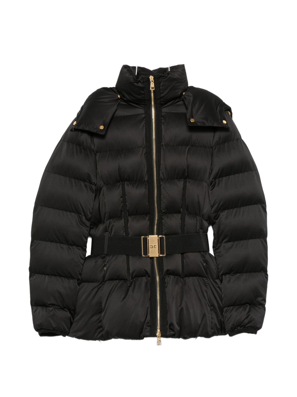Elisabetta Franchi Coats BLACK
